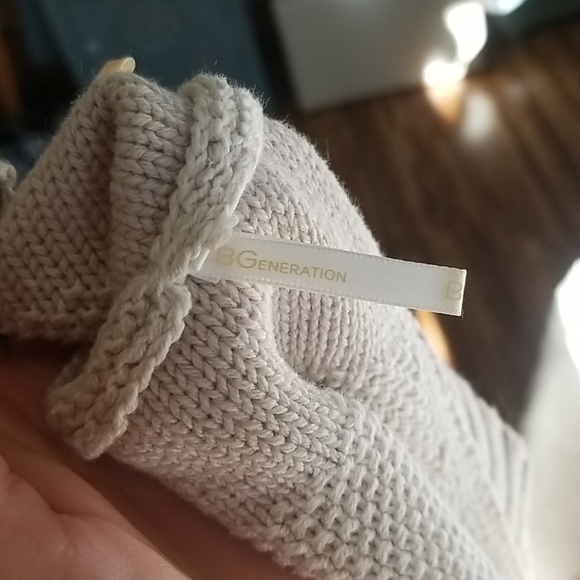 BCBGeneration Striped Open Back in Dove Combo Cotton - Picture 6 of 7